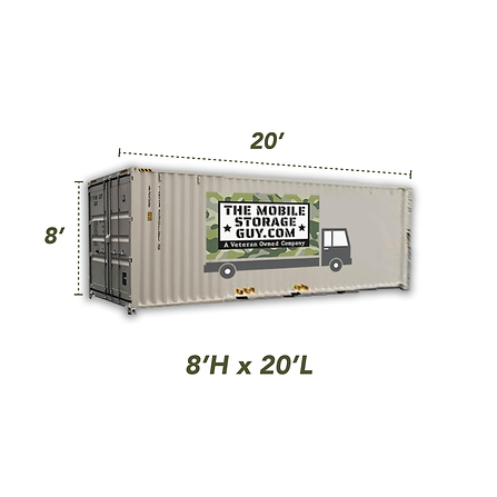 Load image into Gallery viewer, 8x20 Mobile Storage Unit Stored at TMSG Warehouse