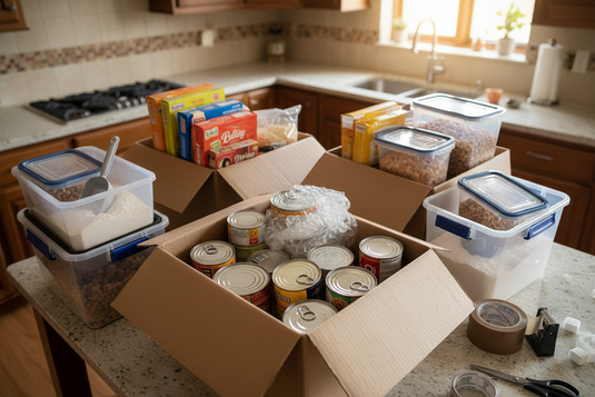 How to Pack Food for a Move?