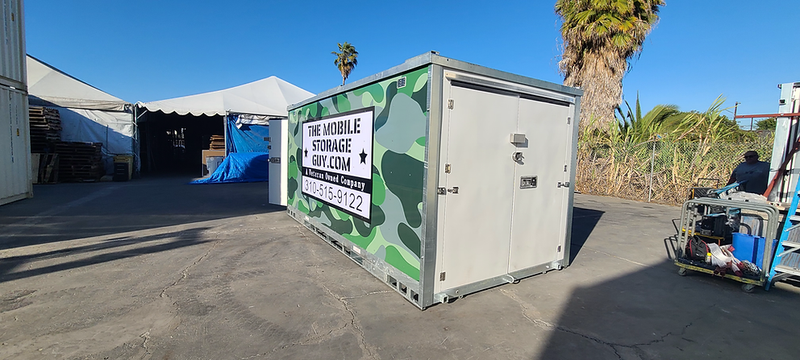 Load image into Gallery viewer, 8x16 Mobile Storage Pod Stored at TMSG Warehouse
