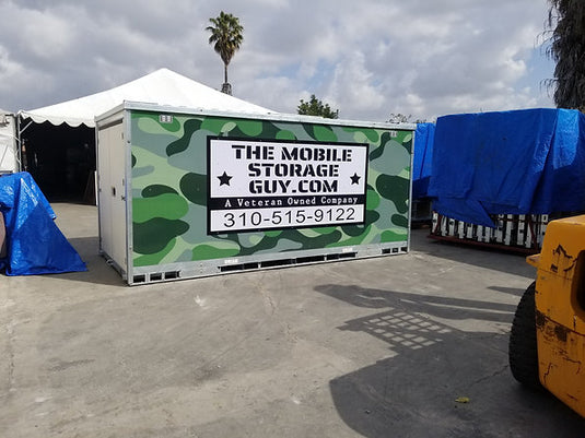 8x16 Mobile Storage Pod Double-Sided Opening Stored at YOUR Place