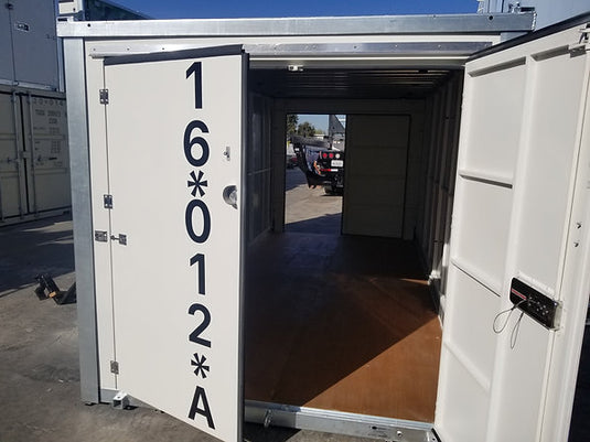 8x16 Mobile Storage Pod Double-Sided Opening Stored at YOUR Place