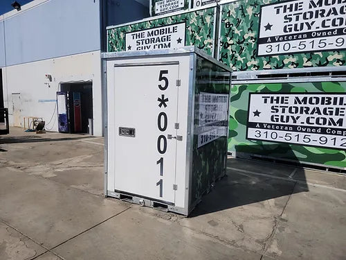 Load image into Gallery viewer, 5x8 Mobile Storage Pod Stored at TMSG Warehouse
