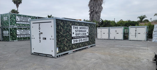 8x20 Mobile Storage Pod Stored at TMSG Warehouse