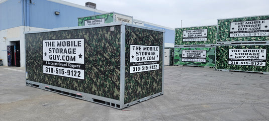 8x20 Mobile Storage Pod Stored at TMSG Warehouse