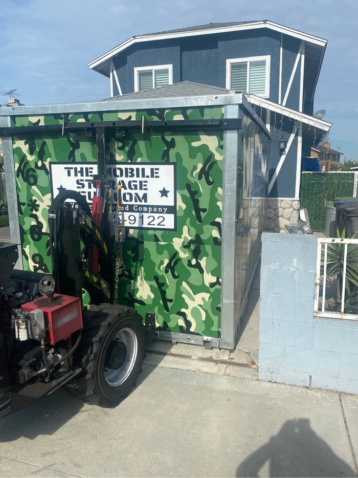 A TMSG unit squeezed into a tight driveway