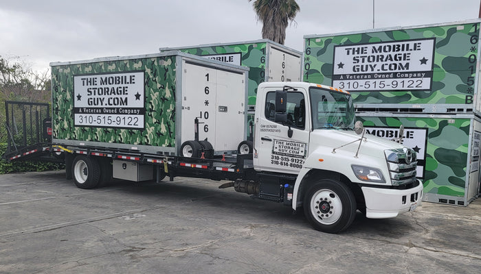 The TMSG truck delivering a unit